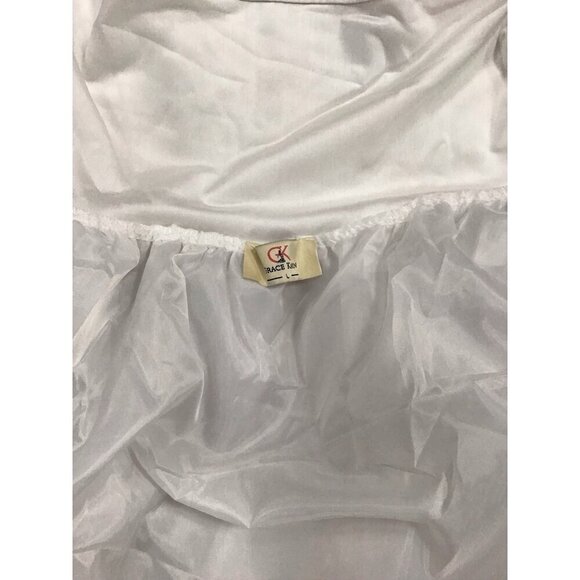 Vintage Grace Karin Poofy Layered White/Sheer Petticoat Dance Tutu Size L 💃 - Picture 3 of 4